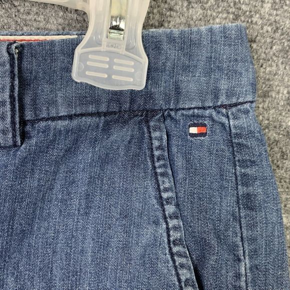 Tommy Hilfiger Light Denim Short Shorts Women Sz 6 Mid-rise Cotton - Picture 5 of 9